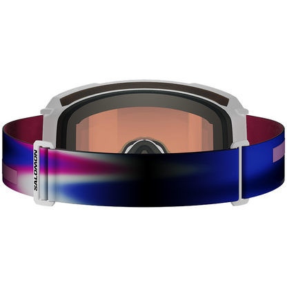 Salomon - S/View Goggles - White; ML Mid Red