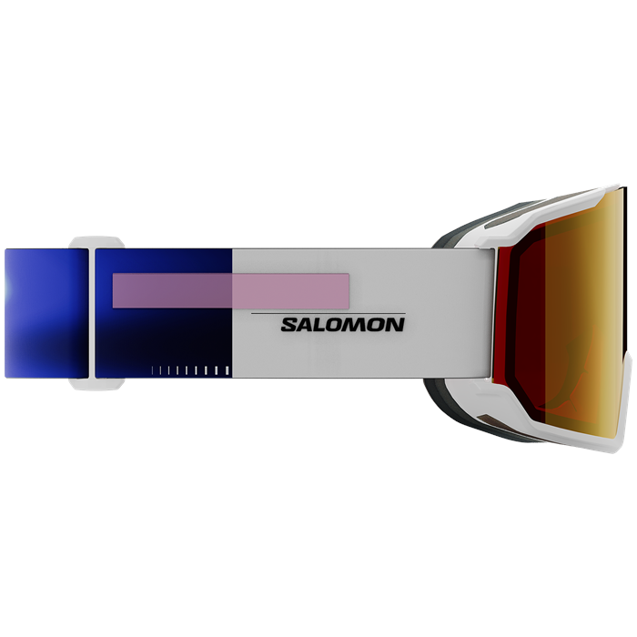 Salomon - S/View Goggles - White; ML Mid Red