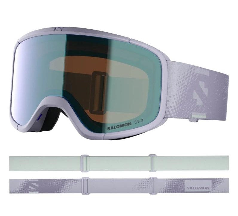 Salomon - Aksium 2.0 S Photochromic Goggle - White; Photo Blue