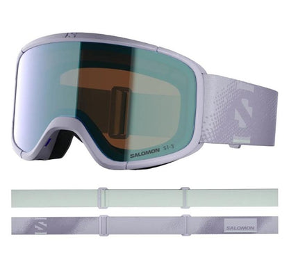 Salomon - Aksium 2.0 S Photochromic Goggle - White; Photo Blue