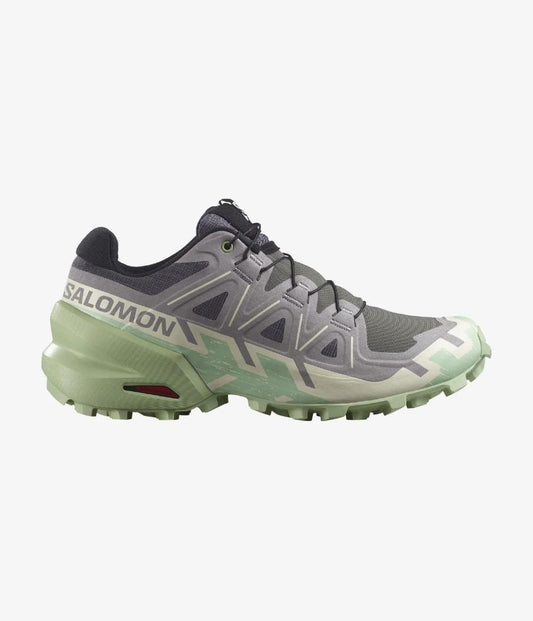 Salomon - Speedcross 6 - Women's - Castlerock / Vanilla Ice / Smoke Green