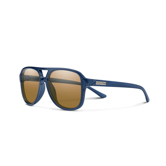 Suncloud - Sandy - Crystal Denim; Polarized Brown