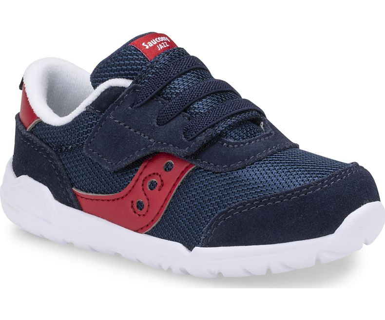 Saucony - Little Kids' Jazz Riff Sneaker - Navy/Magenta