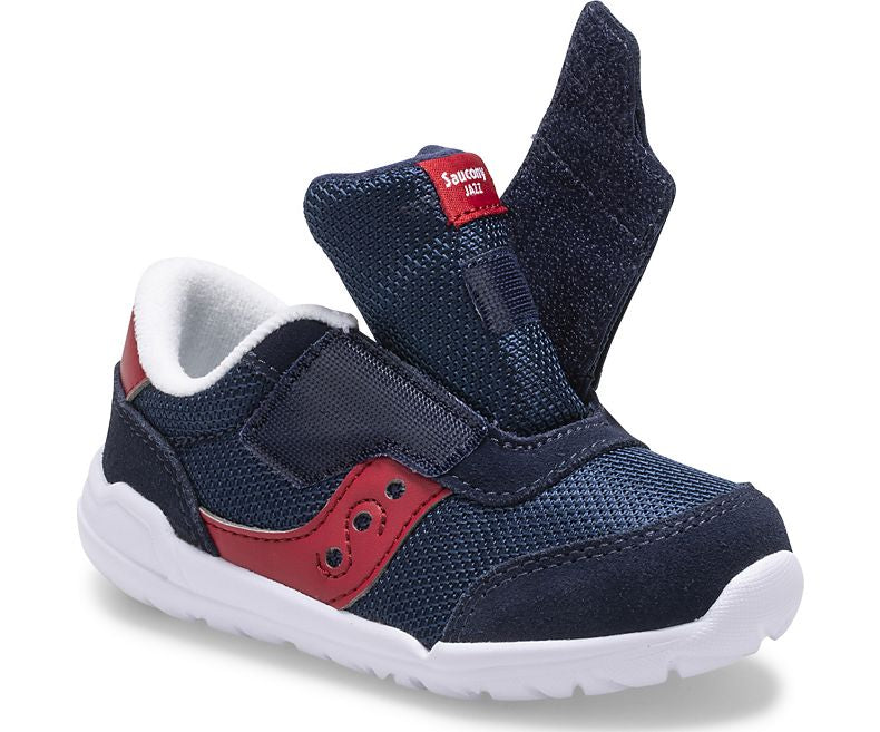 Saucony - Little Kids' Jazz Riff Sneaker - Navy/Magenta