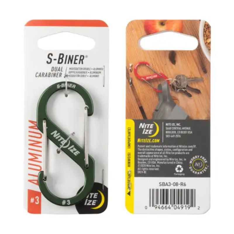 Nite Ize - S-Biner Aluminum Dual Carabiner - Orange