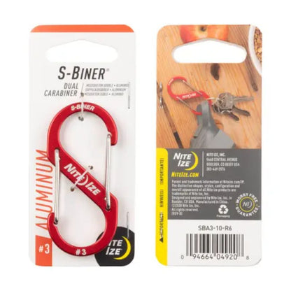 Nite Ize - S-Biner Aluminum Dual Carabiner - Red