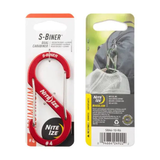 Nite Ize - S-Biner Aluminum Dual Carabiner - Red