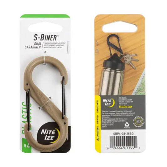 Nite Ize - S-Biner Plastic Dual Carabiner - Coyote