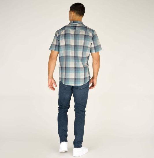 Sherpa - Kongde Short Sleeve Shirt - Sage Sarus Crane