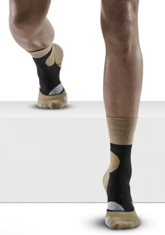 CEP - Hiking Merino Mid Cut Socks Women's - Sand/Grey