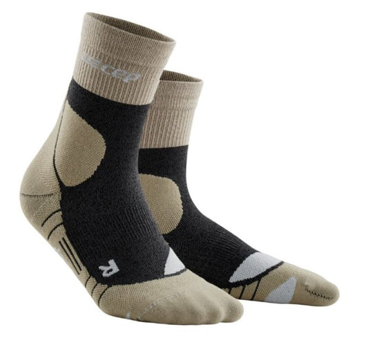 CEP - Hiking Merino Mid Cut Socks Women's - Sand/Grey