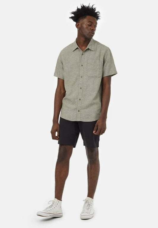 Tentree - Hemp Button Front Shortsleeve Shirt - Men's