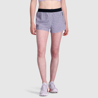 Outdoor Research - Swift Lite Printed Shorts - Women's - Dark Navy Digital Stripe