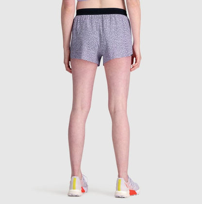 Outdoor Research - Swift Lite Printed Shorts - Women's - Dark Navy Digital Stripe