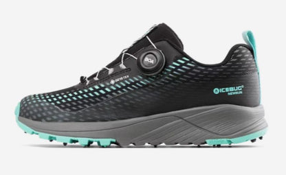 Icebug - NewRun Womens BUGrip GTX - Black/Jademist