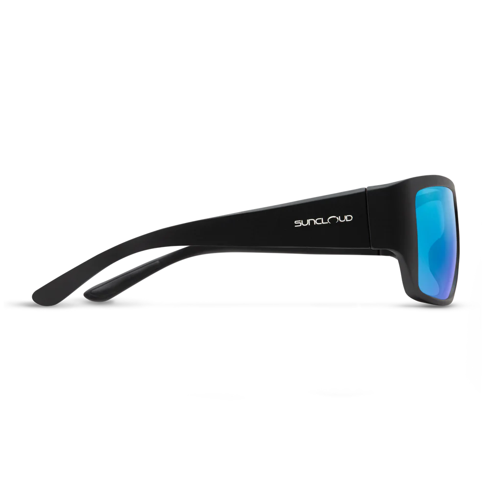 Suncloud - Sculpin - Matte Black/Polarized Blue Mirror
