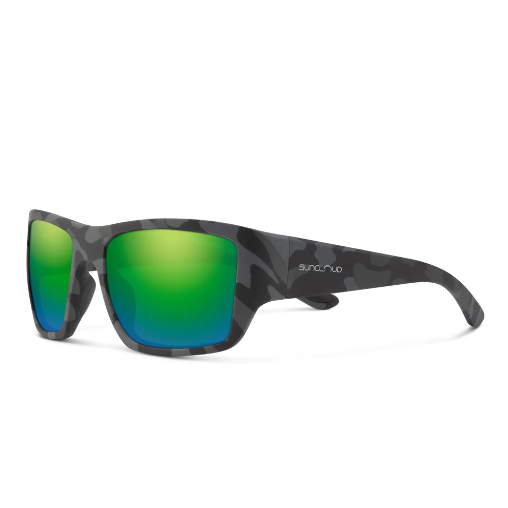 Suncloud - Sculpin - Matte Stonefish/Polarized Green Mirror