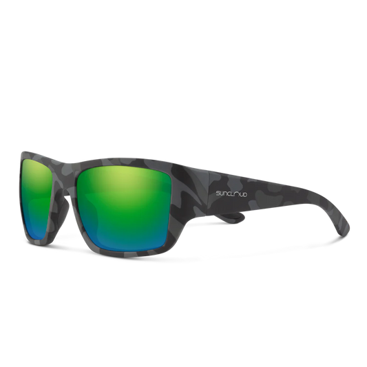 Suncloud - Sculpin - Matte Stonefish/Polarized Green Mirror