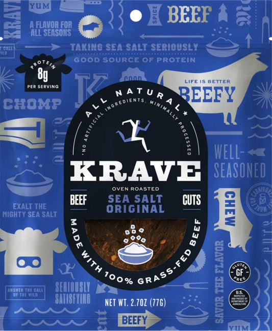 Krave - Sea Salt Beef Jerky - 2.7