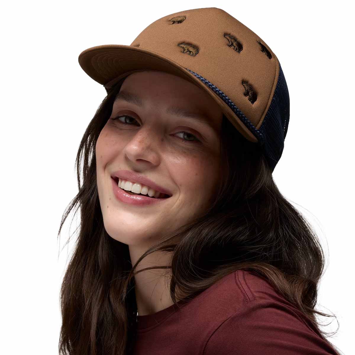 Prana - Doohickey Foam Trucker - Sepia Bears