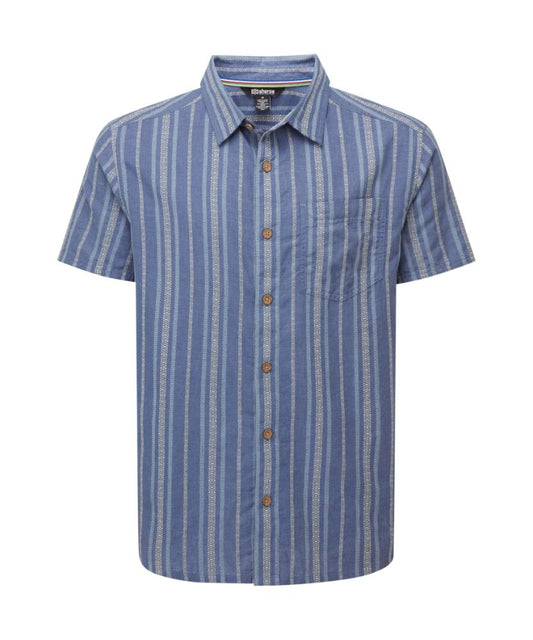 Sherpa - Belbari Short Sleeve Shirt - Seaport Blue