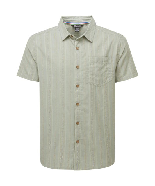 Sherpa - Belbari Short Sleeve Shirt - Celery