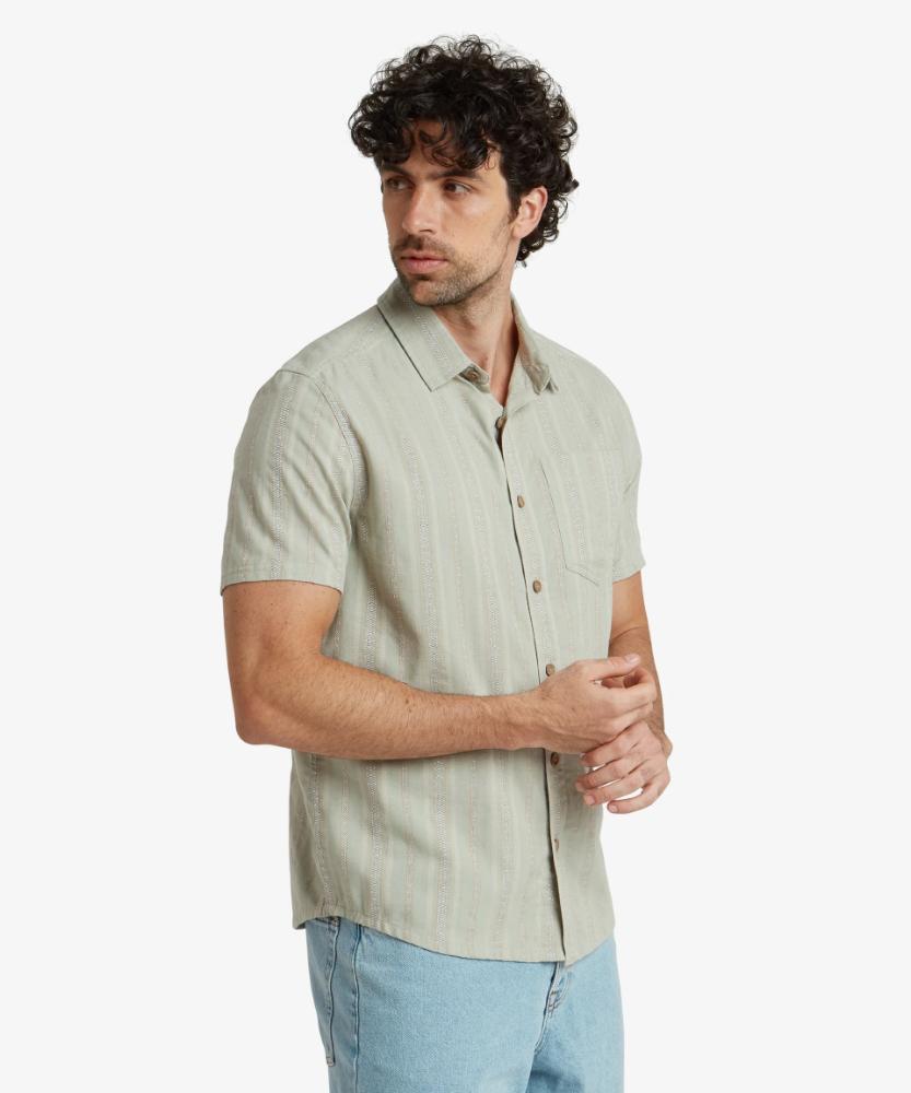 Sherpa - Belbari Short Sleeve Shirt - Seaport Blue