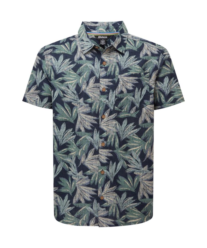 Sherpa - Havai Short Sleeve Shirt - Rathee Blue