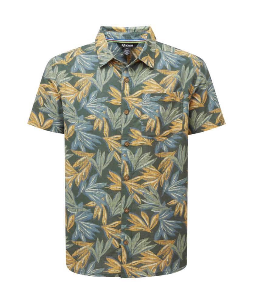 Sherpa - Havai Short Sleeve Shirt - Dark Thyme
