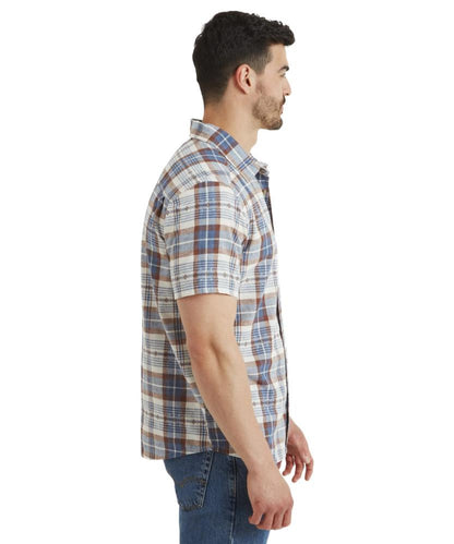 Sherpa - Jampa Plaid Short Sleeve Shirt - Hydra