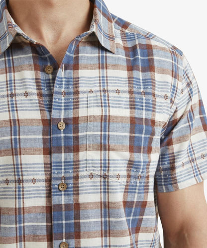 Sherpa - Jampa Plaid Short Sleeve Shirt - Hydra