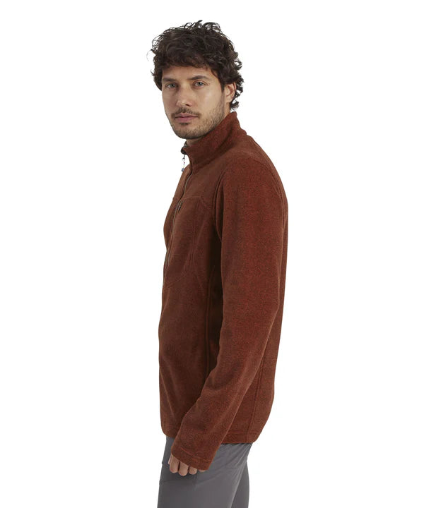 Sherpa - Rolpa Eco 1/4 Zip - Men's - Dark Rust