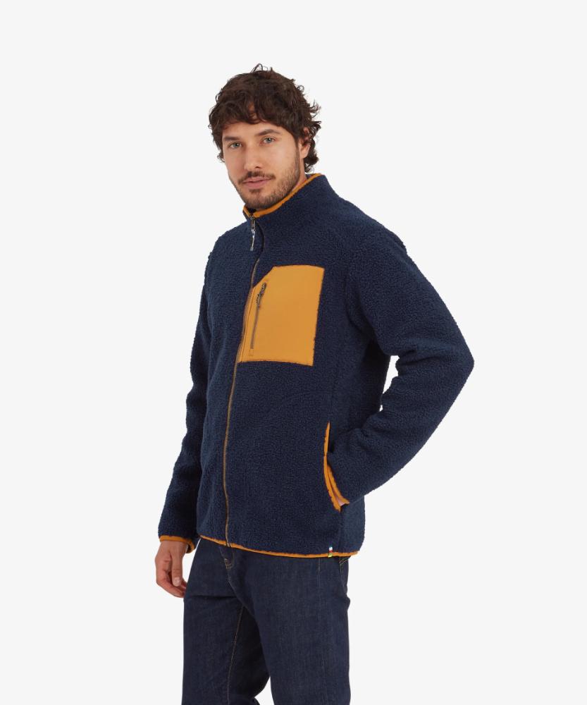 Sherpa - Yatri Full Zip Jacket - Rathee Blue