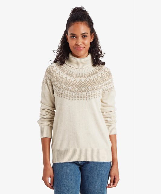 Sherpa - Camkilo Roll Neck Sweater - Ecru