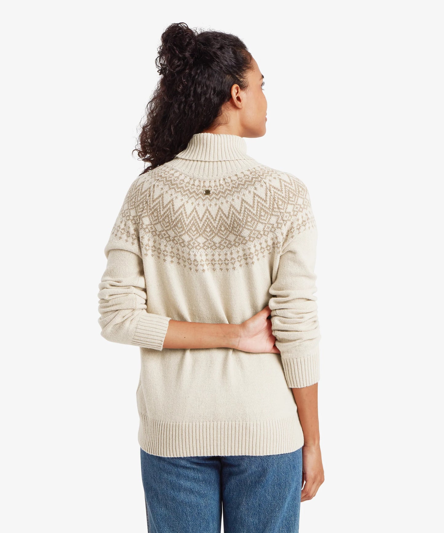 Sherpa - Camkilo Roll Neck Sweater - Ecru