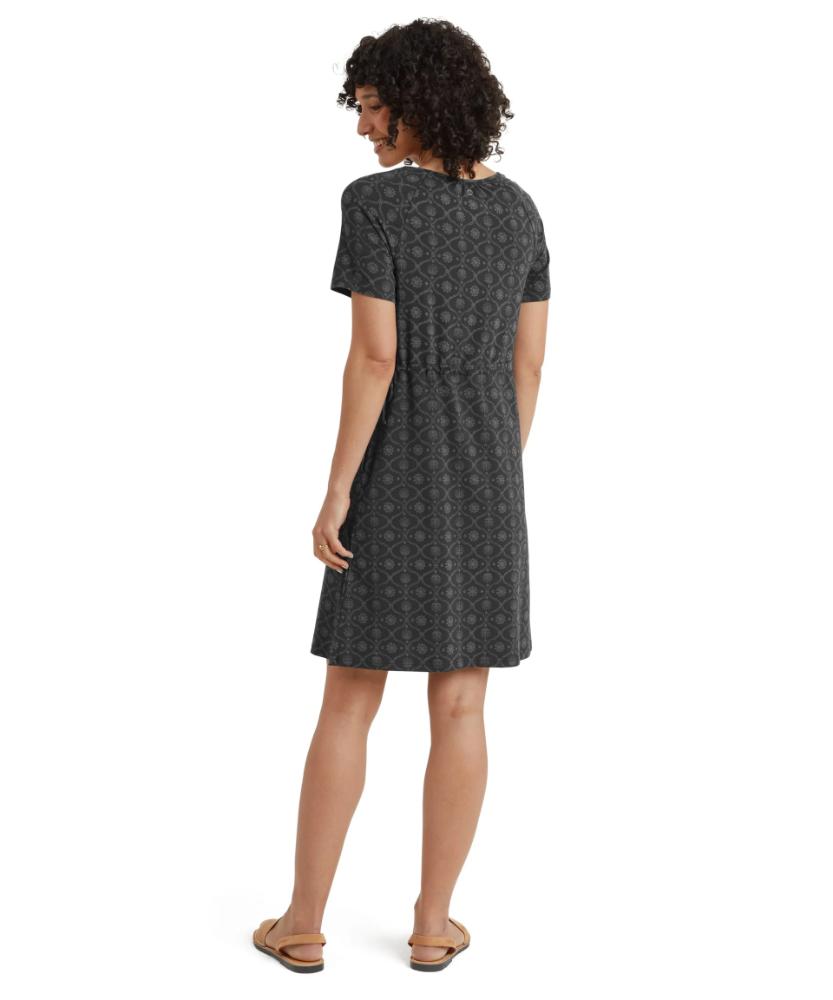 Sherpa - Neha Faux Wrap Dress - Black Sublime