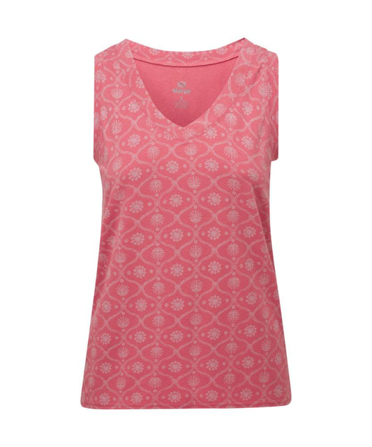 Sherpa - Neha V-Neck Tank - Rosie Sublime