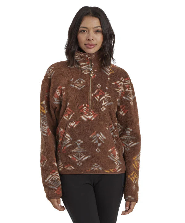 Sherpa - Uddesya Eco 1/4 Zip - Cappuccino Yathra