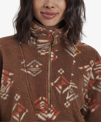 Sherpa - Uddesya Eco 1/4 Zip - Cappuccino Yathra