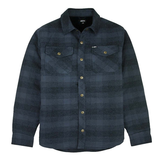 Jetty - Sherpa Jacket - Black & Blue