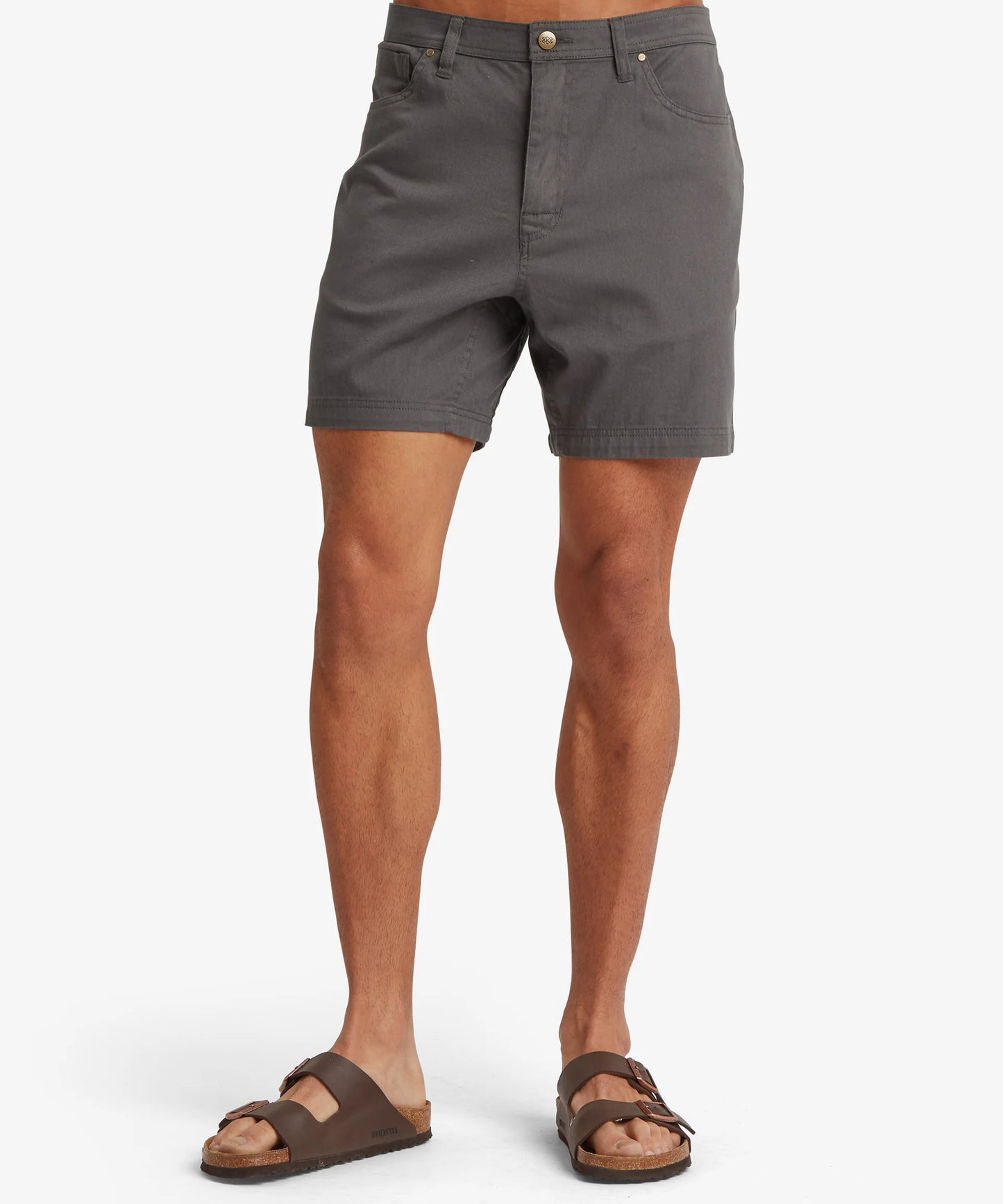 Sherpa - Dando 5 Pocket Short - Kharani Grey
