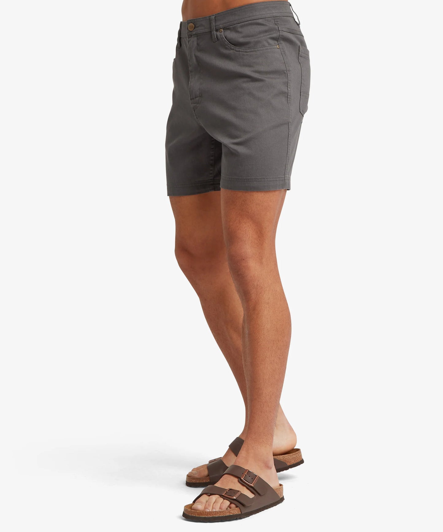 Sherpa - Dando 5 Pocket Short - Kharani Grey