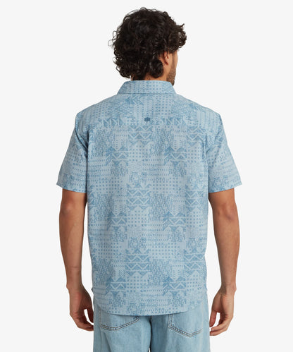 Sherpa - Puja Short Sleeve Shirt - Dark Sky