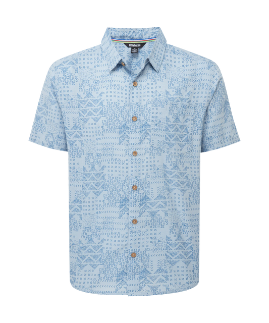 Sherpa - Puja Short Sleeve Shirt - Dark Sky
