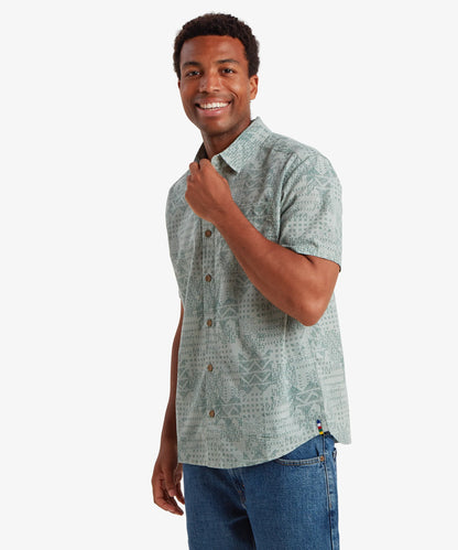 Sherpa - Puja Short Sleeve Shirt - Celery