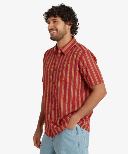 Sherpa - Rupa Short Sleeve Shirt - Rust