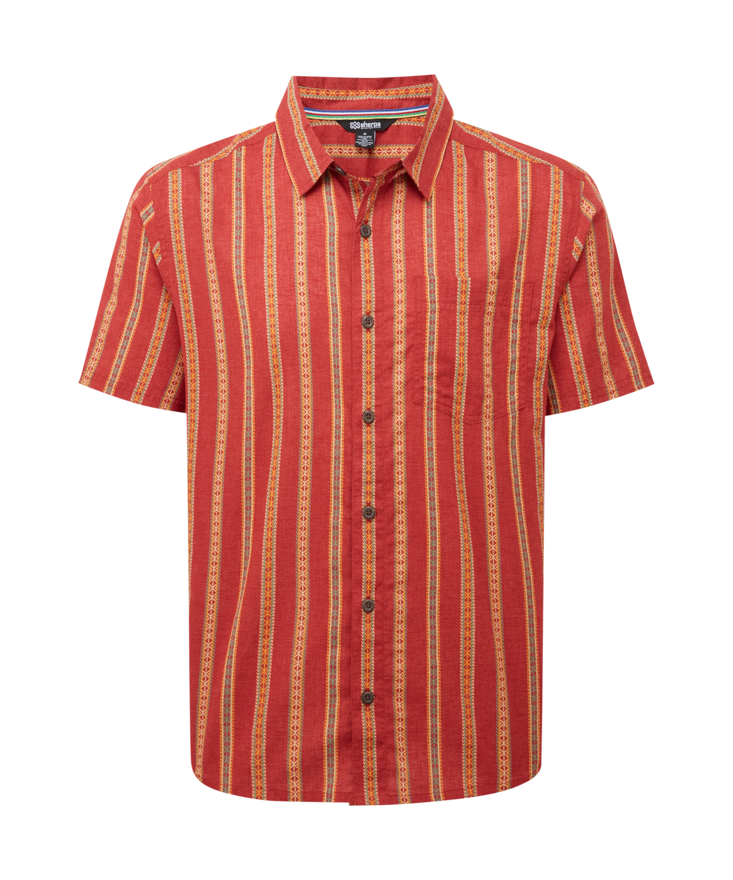 Sherpa - Rupa Short Sleeve Shirt - Rust