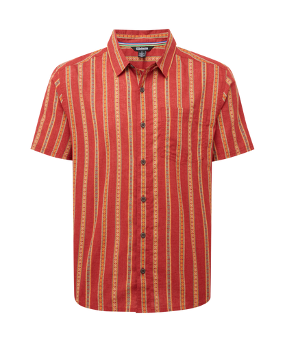 Sherpa - Rupa Short Sleeve Shirt - Rust