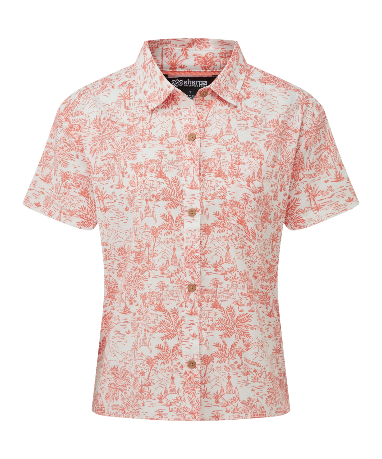 Sherpa - Jaya Camp Shirt - Peetho/Rose Gold Toile