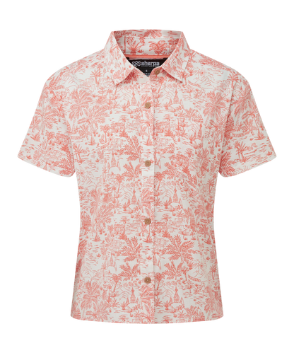 Sherpa - Jaya Camp Shirt - Peetho/Rose Gold Toile